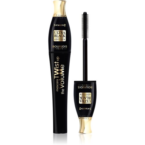 Bourjois twist Up The Volume maskara za volumen, za produljenje trepavica, za definiranje trepavica 8 ml nijansa 52 Ultra Black Slike