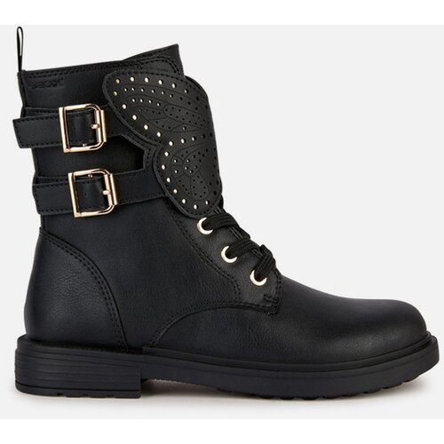 Geox Black Girls Ankle Boots Eclair - Girls Slike