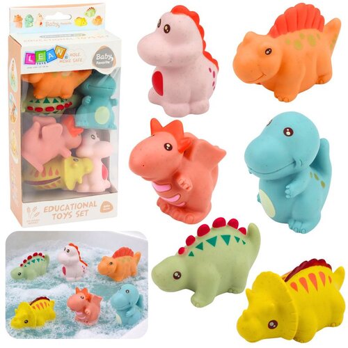  Set edukativnih gumenih dinosaura za kupanje, pastelne igre, 6 kom. Cijene