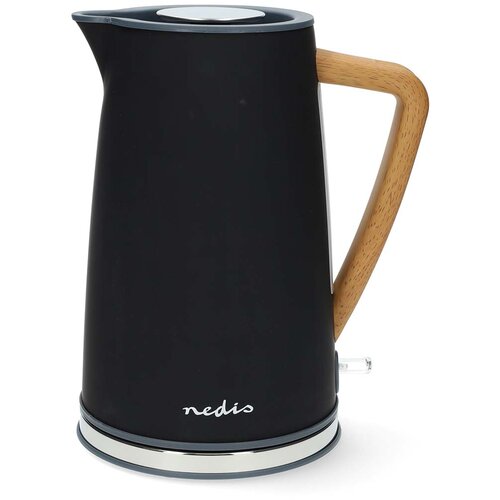 Nedis 1,7L električni čajnik Soft Touch 2200W z regulatorjem Strix, Črna, (5000071239) Cene