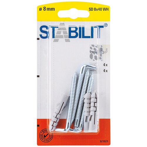 STABILIT tipla za porobeton (Promjer tiple: 8 mm, Duljina tiple: 40 mm, 4 Kom., S kukom) Cijene