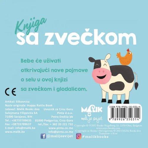 MALIK knjiga sa zvečkom - na selu Slike