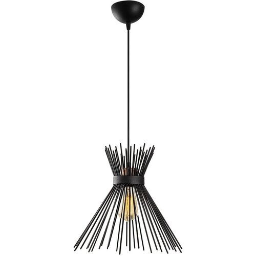 Opviq lights crna metalna viseća svjetiljka Rosalia Slike