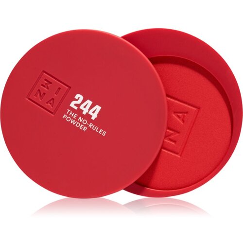 3INA The No-Rules Powder višenamjenska šminka za oči, usne i lice nijansa 244 - Classic red, shimmer 8 g Cene
