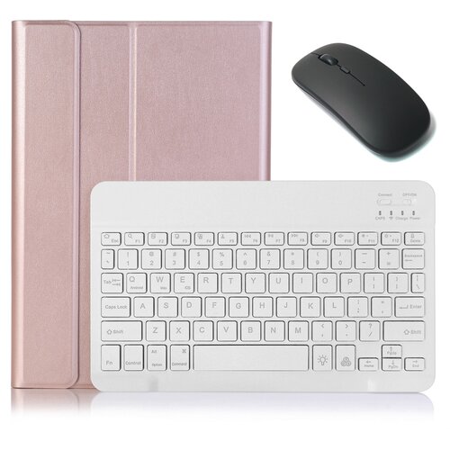 Futrola sa tastaturom i misem za ipad 10.2 2019/2020/2021 roze Slike