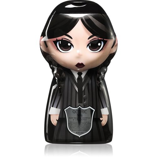 Wednesday Gothic Cursed &amp;scaron;ampon, regenerator i gel za tu&amp;scaron;iranje 3 u 1 za djecu Blackberry 400 ml Slike