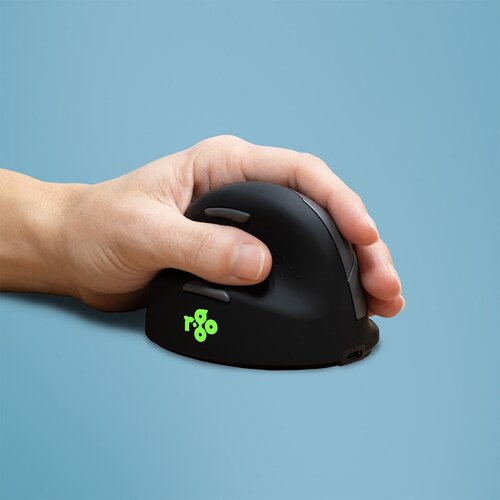  R-Go Tools Ergonomic mouse R-Go HE Break with break software, medium (hand size 165-185 mm), left-handed, Bluetooth, black Cijene