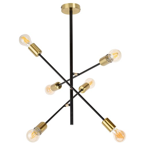  Lanny 6x15W Crno-zlatna Cijene