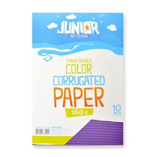 Junior jolly waves karton rebrasti a4 10k - odaberite nijansu ljubičasta ( 133157 ) Cene