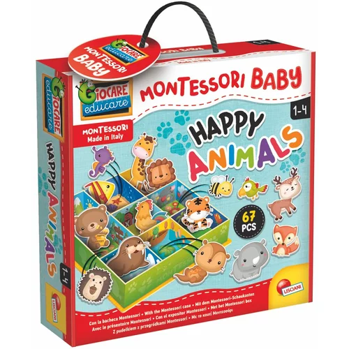 Lisciani Montessori Baby životinje i staništa igra grupiranja i sortiranja 92772