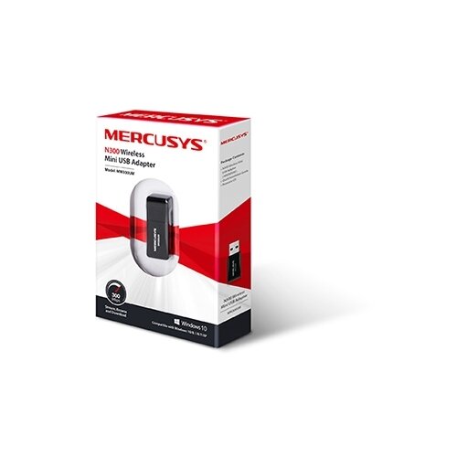  Mini WLAN Mercusys MW300UM 2.4GHz, 300Mbps, IEEE 802.11b/g/n Cijene