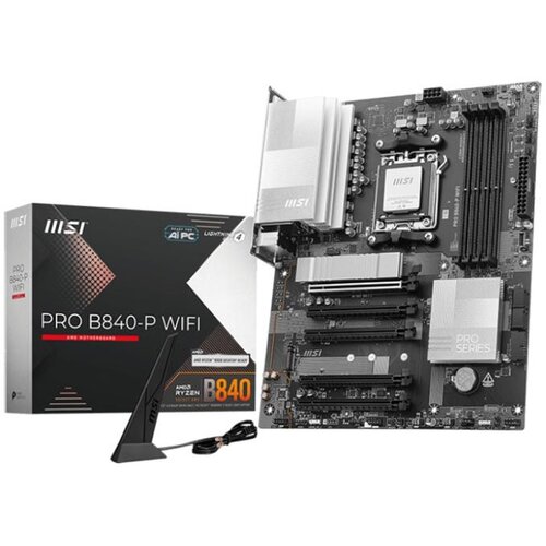 MSI PRO B840-P WIFI motherboard AMD B840 Socket AM5 ATX Cene