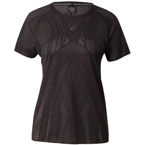 Asics Tehnička sportska majica 'METARUN' antracit siva / crna