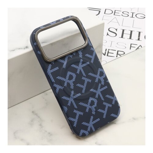 Magsafe Futrola monogram za iphone 17 pro (6.3) plava ( F125050 ) Slike