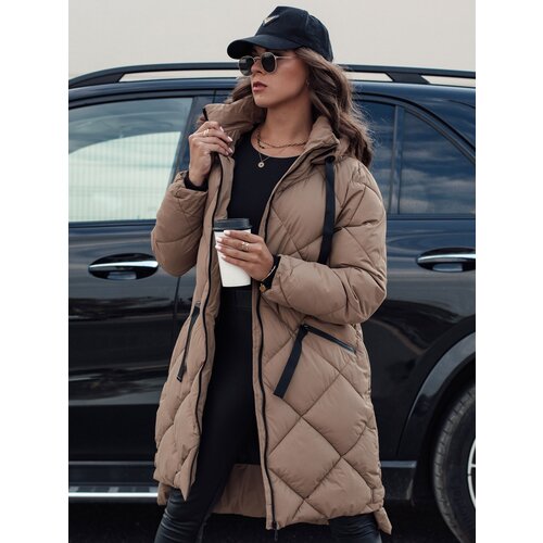 DStreet Kurtka damska oversize MELODY ciemnobeżowa Slike