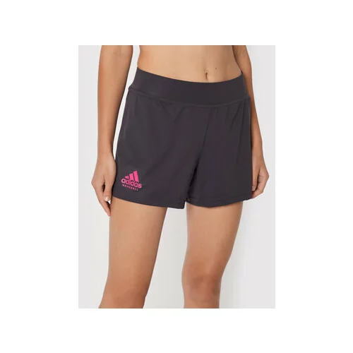 Adidas Športne kratke hlače Handball HL1691 Siva Regular Fit