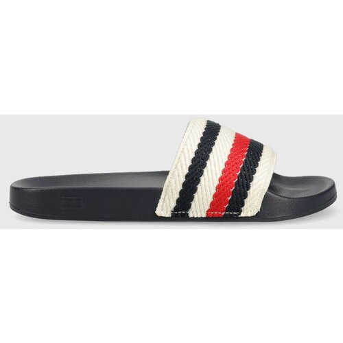 Tommy Hilfiger Natikači TOMMY ESSENTIAL POOL SLIDE ženski, mornarsko modra barva, FW0FW07151 Slike