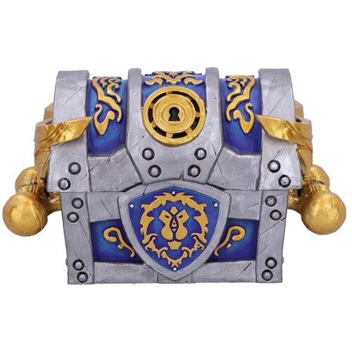  World of Warcraft Alliance War Chest dekorativna &amp;scaron;katla 19cm Nemesis Now Slike
