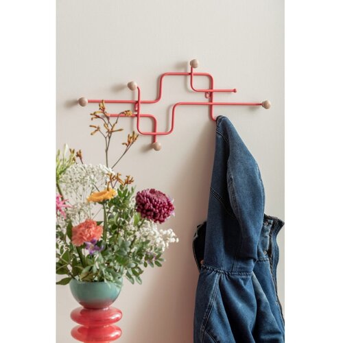 PT LIVING Siv kovinski stenski obe&amp;scaron;alnik 60,5 cm Metro &amp;ndash; Slike