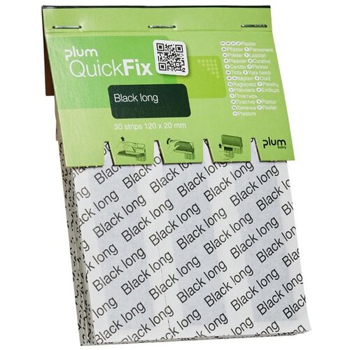 Plum QuickFix punjenje s 30 dugih crnih flastera Slike