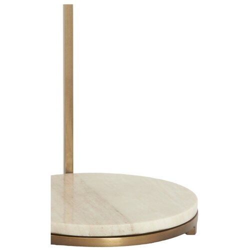 Light &amp;amp; Living Okrogla stranska mizica z marmorno mizno plo&amp;scaron;čo &amp;oslash; 26 cm Leda &amp;ndash; Slike