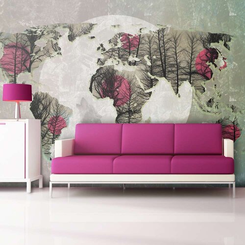  Tapeta - Map of the World - Howling to the moon 250x193 Slike