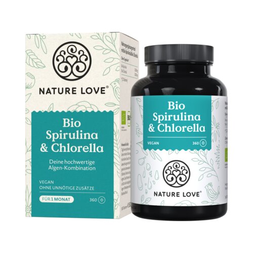 Nature Love Bio spirulina in klorela Slike
