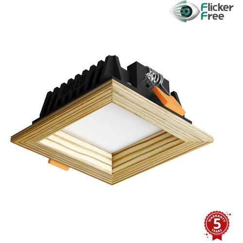  APLED - LED ugradna SQUARE WOODLINE LED/3W/230V 3000K 9x9 cm masivna borovina Cene