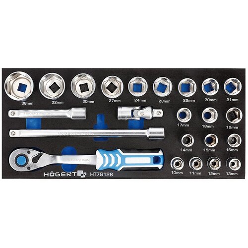 Hogert organizator eva set alata sa račnom 1/2&amp;quot; 23/1 Slike