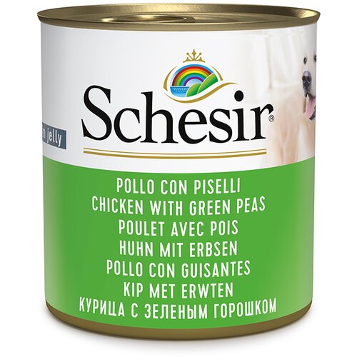 Schesir Ekonomično pakiranje mokra hrana 12 x 285 g - Piletina s graškom Cijene