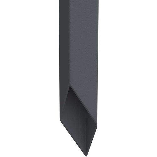  Privatnost u vrtu Antracit 32 x 140 cm Hladno valjana čelična Slike