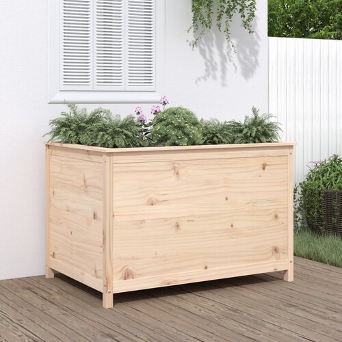 vidaXL Povišena vrtna gredica 119,5 x 82,5 x 78 cm od masivne borovine Cijene