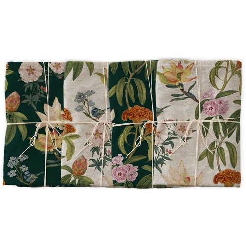 Madre Selva set od 4 salvete od lana spring, 43 x 43 cm Cijene