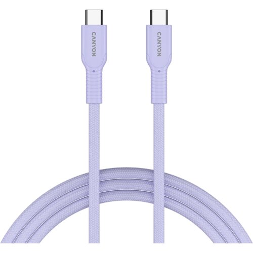  Cable OnWire 60CL C-C 60W COLOR Braided 1m Purple Slike