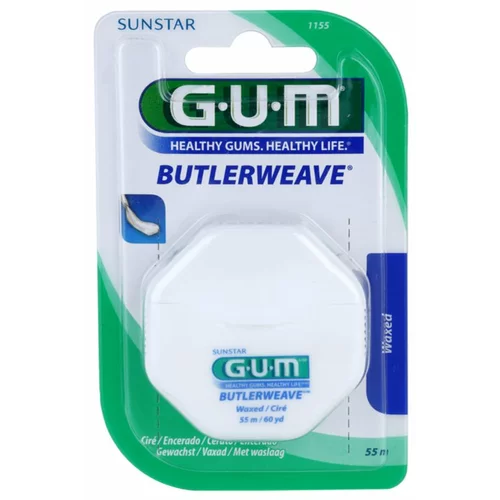 GUM Butlerweave voskasta dentalna nitka 55 m