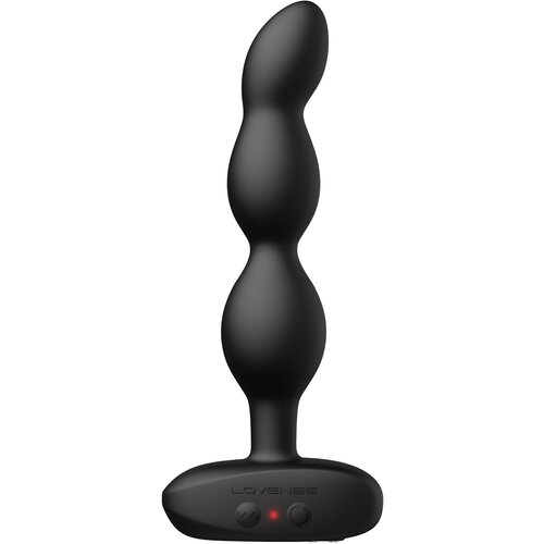 Lovense Ridge - pametni analni vibrator s kuglicama (crni) Slike