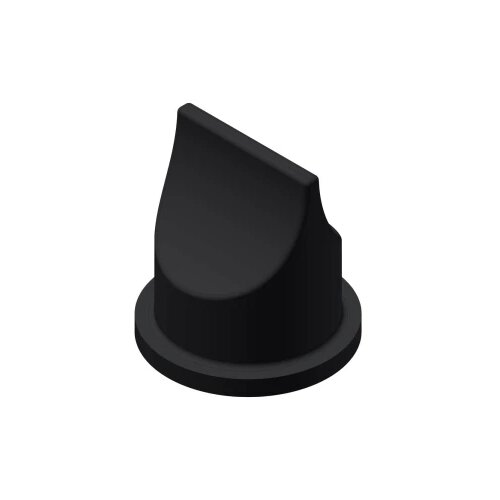 REED Electronics R&amp;uuml;ckschlagventil FKM (Entenschnabel schwarz) #####R&amp;uuml;ckschlagventil 1 St. Slike