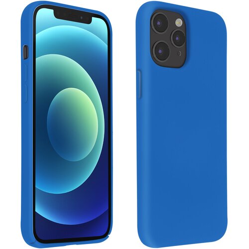 AVIZAR Ovitek za iPhone 12 Pro Max iz poltrdnega silikona z mehkim zakljuckom - moder, (20719969) Cene