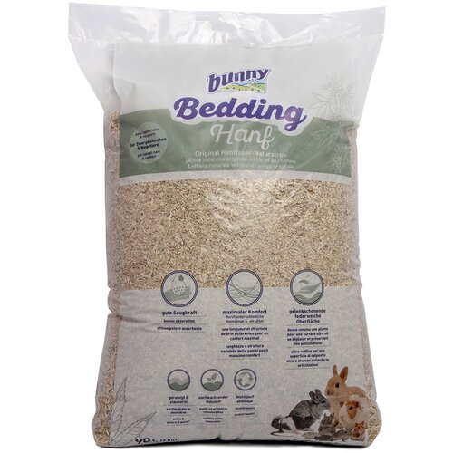 BUNNY NATURE Bunny Bedding konoplja - 90 l Slike
