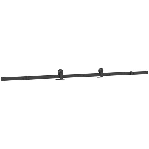  Klizna vrata s priborom 90 x 205 cm kaljeno staklo i aluminij Slike