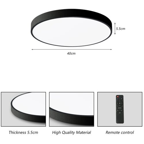  Brilagi-LED prigu&amp;scaron;iva svetiljka POOL SMART LED/48W/230V 40 cm Wi-Fi Tuya+daljinski crna Slike