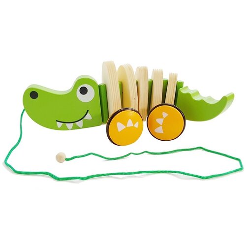 Lean Toys lesen krokodil na kolesih 18 cm Slike