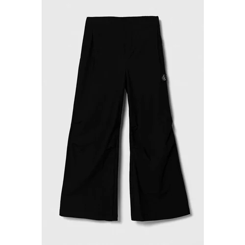 Calvin Klein Jeans Otroške hlače črna barva