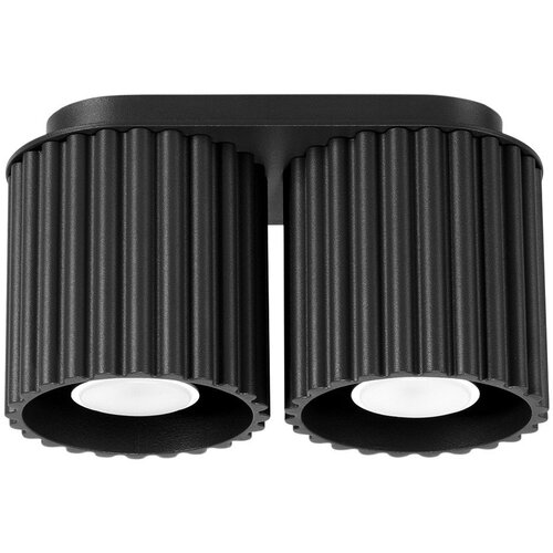 Sollux Crni metalni reflektor 10x21 cm Zora &ndash; Cijene
