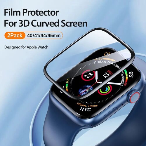  PMMA za&scaron;titna folija s okvirom (2 kom.) za Apple Watch 10 42 mm crna Cijene