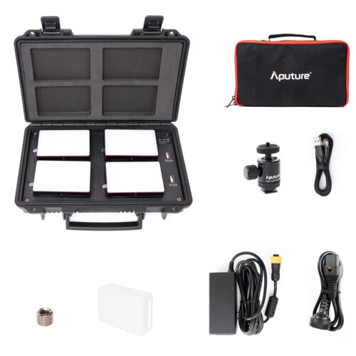 APUTURE MC4 light Travel Kit Slike