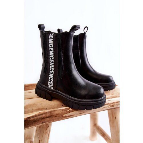 Kesi Children's High Warmed Boots Black Kimmy Cijene