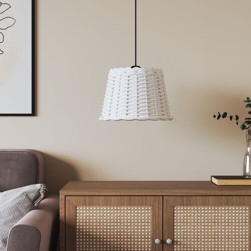vidaXL Senčilo za stropno svetilko belo Ø30x20 cm pleteno Cene