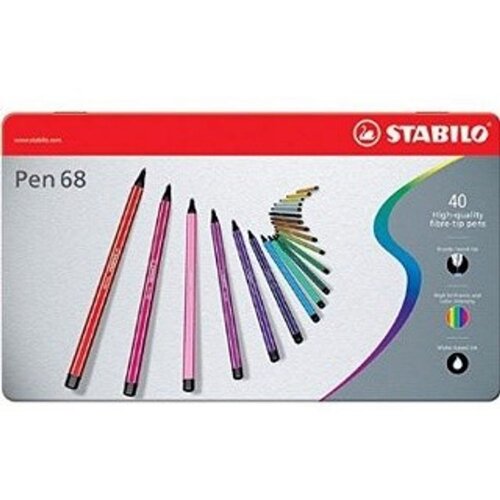 Stabilo fiber pen pen 68, kovinsko ohišje 40, (21655903) Cene