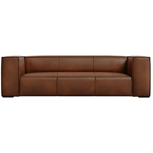Windsor & Co Sofas Konjak smeđa kožna sofa 227 cm Madame -